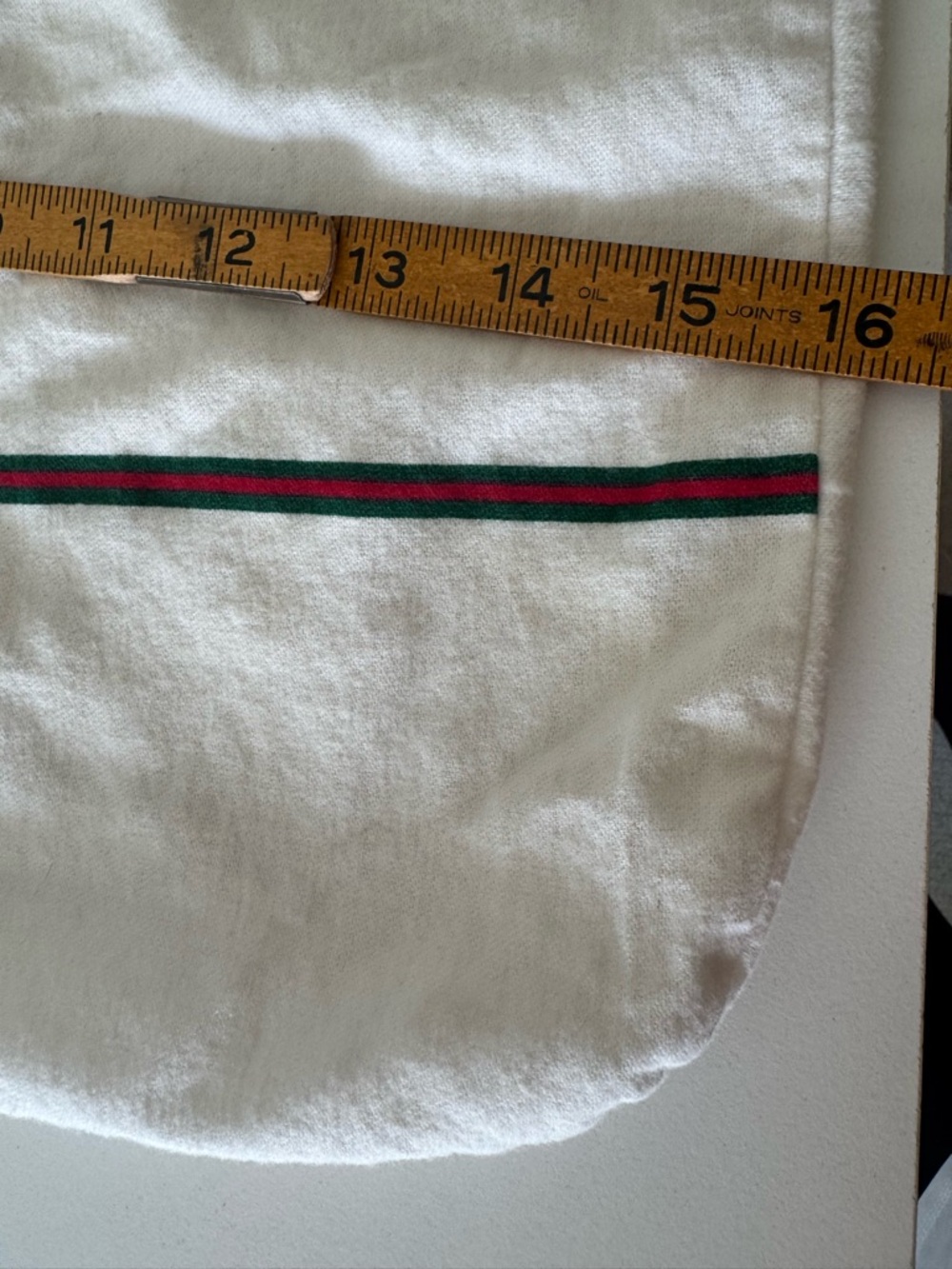 Gucci Vintage White Felted Dust Bag for Purses and Handbags - Picture 10 of 10